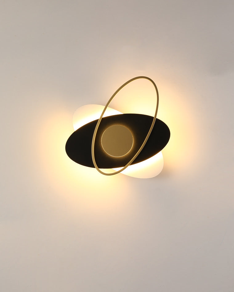 Applique Murale Frosted Oval Accent