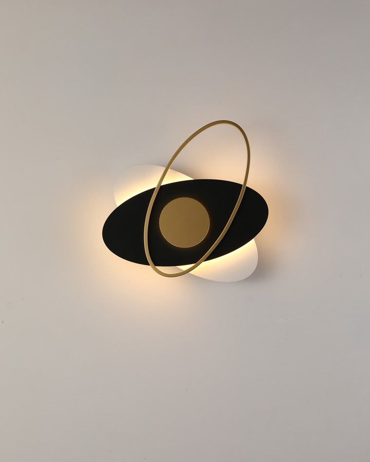 Applique Murale Frosted Oval Accent