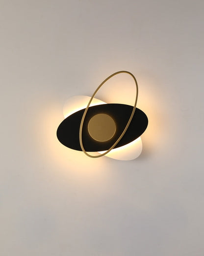 Applique Murale Frosted Oval Accent