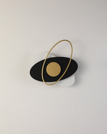 Applique Murale Frosted Oval Accent