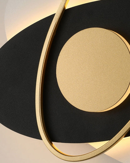 Applique Murale Frosted Oval Accent