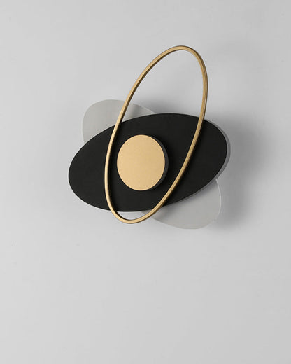 Applique Murale Frosted Oval Accent