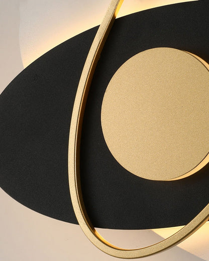 Applique Murale Frosted Oval Accent