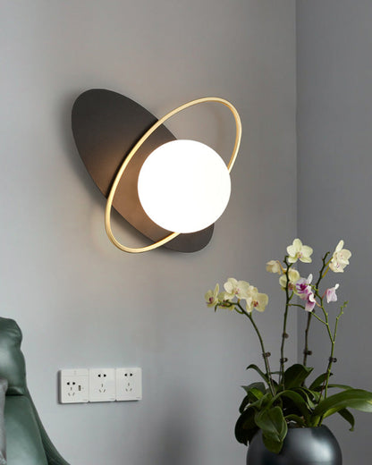 Applique Murale Frosted Oval Accent