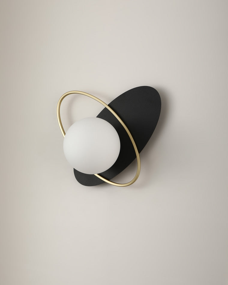 Applique Murale Frosted Oval Accent