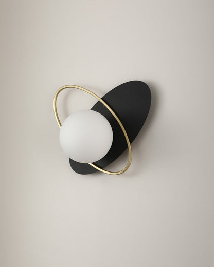Applique Murale Frosted Oval Accent