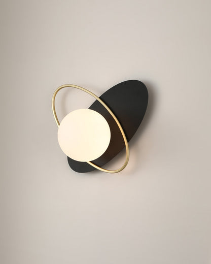 Applique Murale Frosted Oval Accent