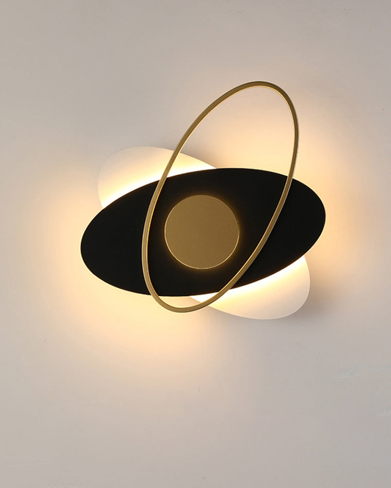 Applique Murale Frosted Oval Accent