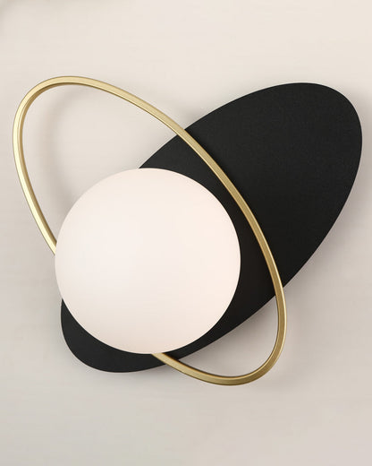 Applique Murale Frosted Oval Accent