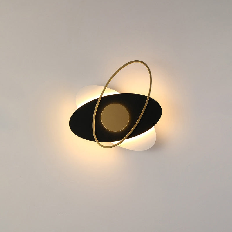 Applique Murale Frosted Oval Accent