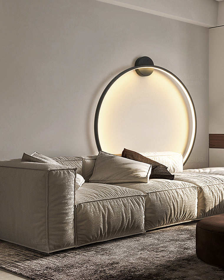 Applique Murale Grand Cercle Noir