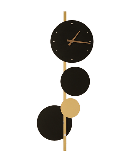 Applique Murale Horloge Sculpturale avec Éclairage LED