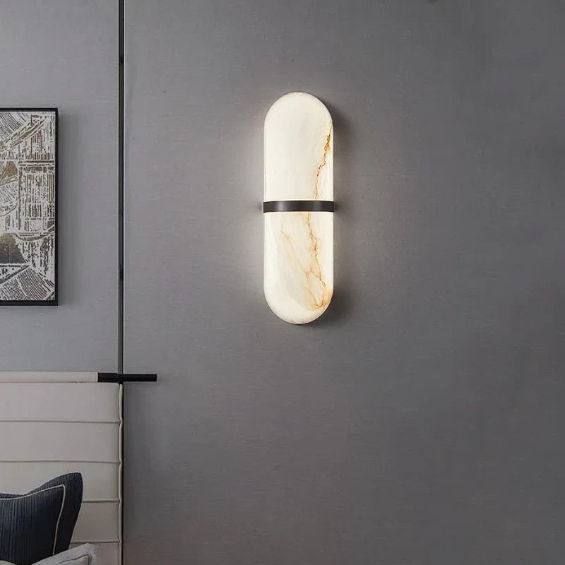 Applique Murale LED 18W - Imitation Marbre Design Moderne