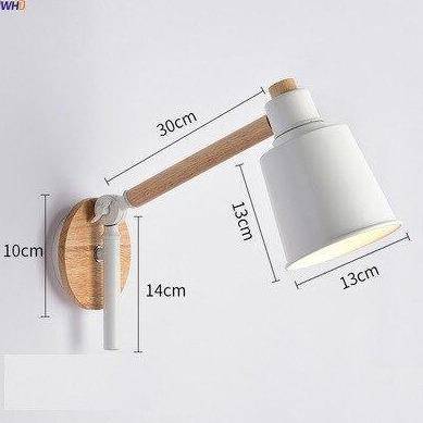 Applique Murale LED Articulée - Équilibre Moderne en Bois et Métal