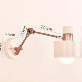 Applique Murale LED Articulée - Équilibre Moderne en Bois et Métal