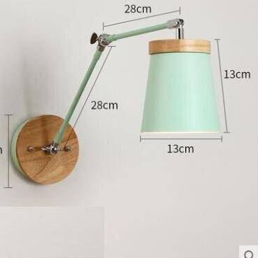 Applique Murale LED Articulée - Équilibre Moderne en Bois et Métal
