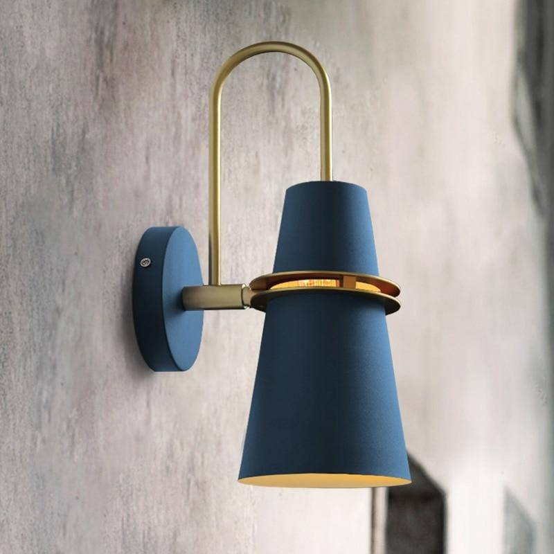 Applique Murale LED Conique - Retro Chic Design pour Chambre et Salle de Bain
