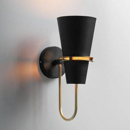 Applique Murale LED Conique - Retro Chic Design pour Chambre et Salle de Bain