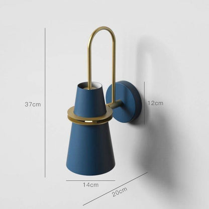 Applique Murale LED Conique - Retro Chic Design pour Chambre et Salle de Bain