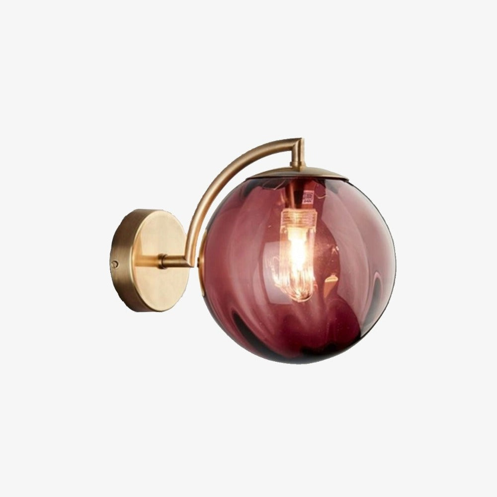 Applique Murale LED - Éclat Zen Design Moderne en Verre Coloré