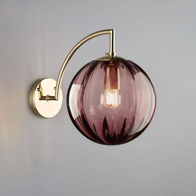 Applique Murale LED - Éclat Zen Design Moderne en Verre Coloré