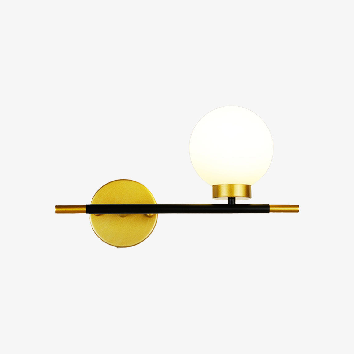 Applique Murale LED Élégance - Design Métal et Verre pour Chambre et Salon
