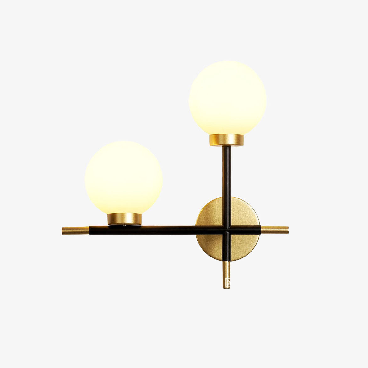 Applique Murale LED Élégance - Design Métal et Verre pour Chambre et Salon