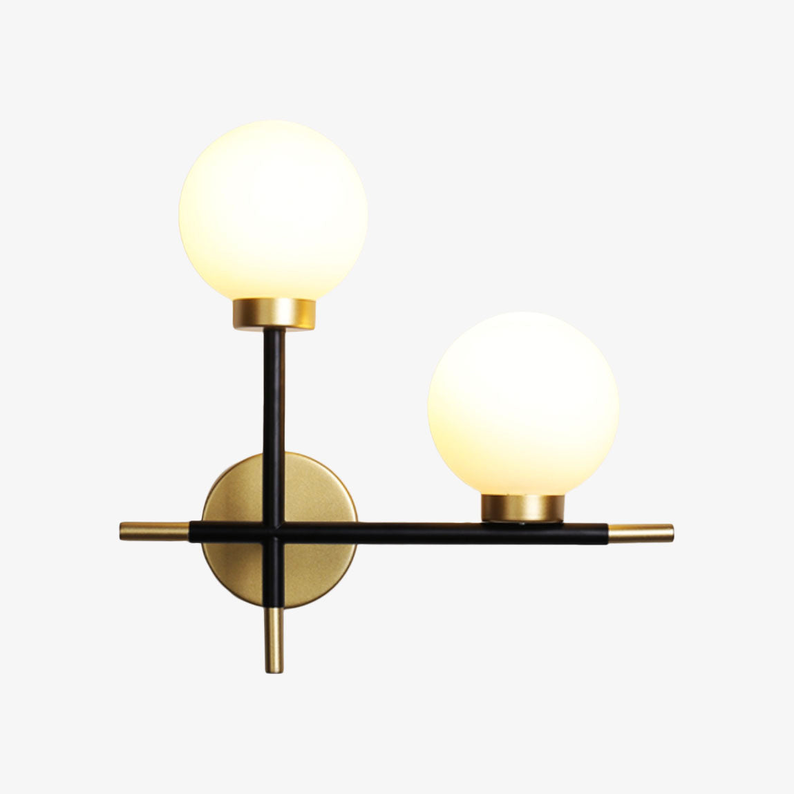 Applique Murale LED Élégance - Design Métal et Verre pour Chambre et Salon
