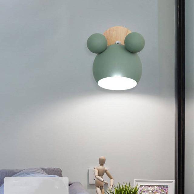 Applique Murale LED Mickey Coloré - Design Moderne et Amusant