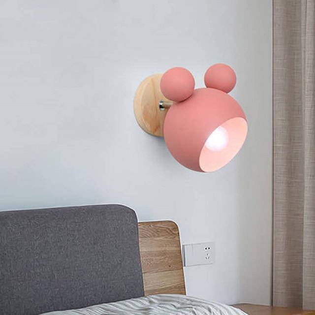 Applique Murale LED Mickey Coloré - Design Moderne et Amusant