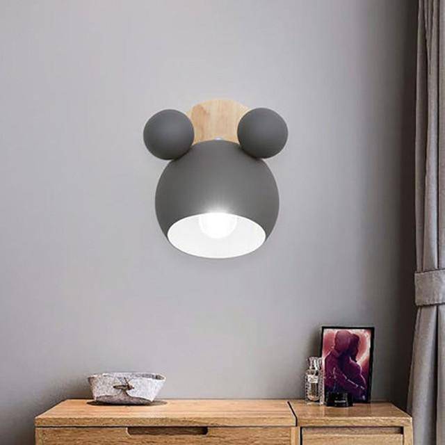 Applique Murale LED Mickey Coloré - Design Moderne et Amusant