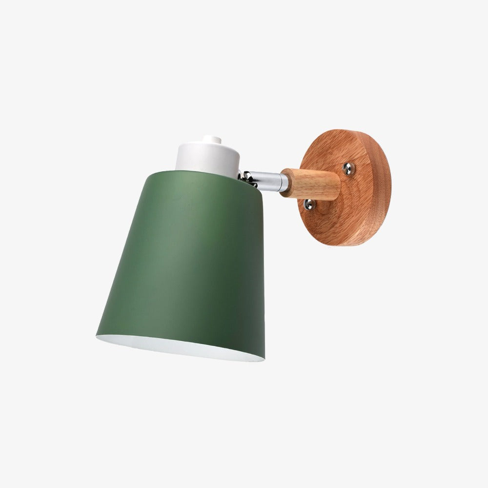 Applique Murale LED Orientable - Élégance Naturelle en Bois et Métal