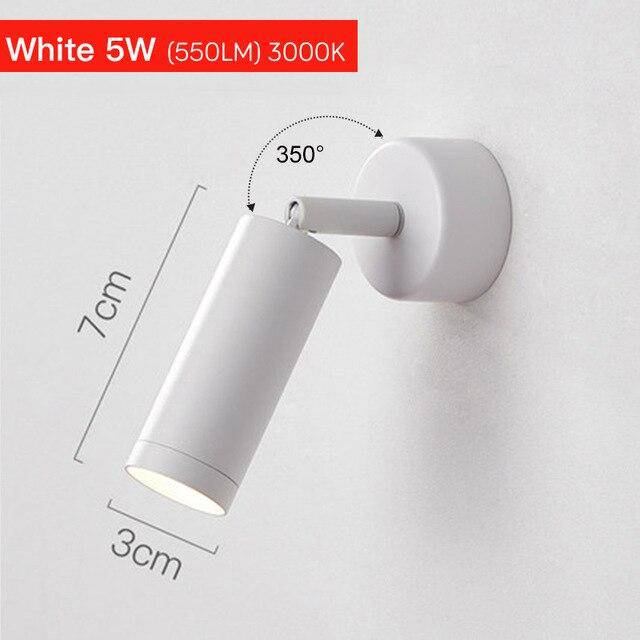 Applique Murale LED Orientable - Parsimony Design Moderne pour Salon et Chambre