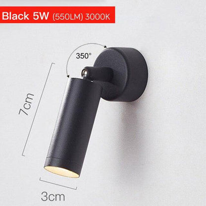 Applique Murale LED Orientable - Parsimony Design Moderne pour Salon et Chambre