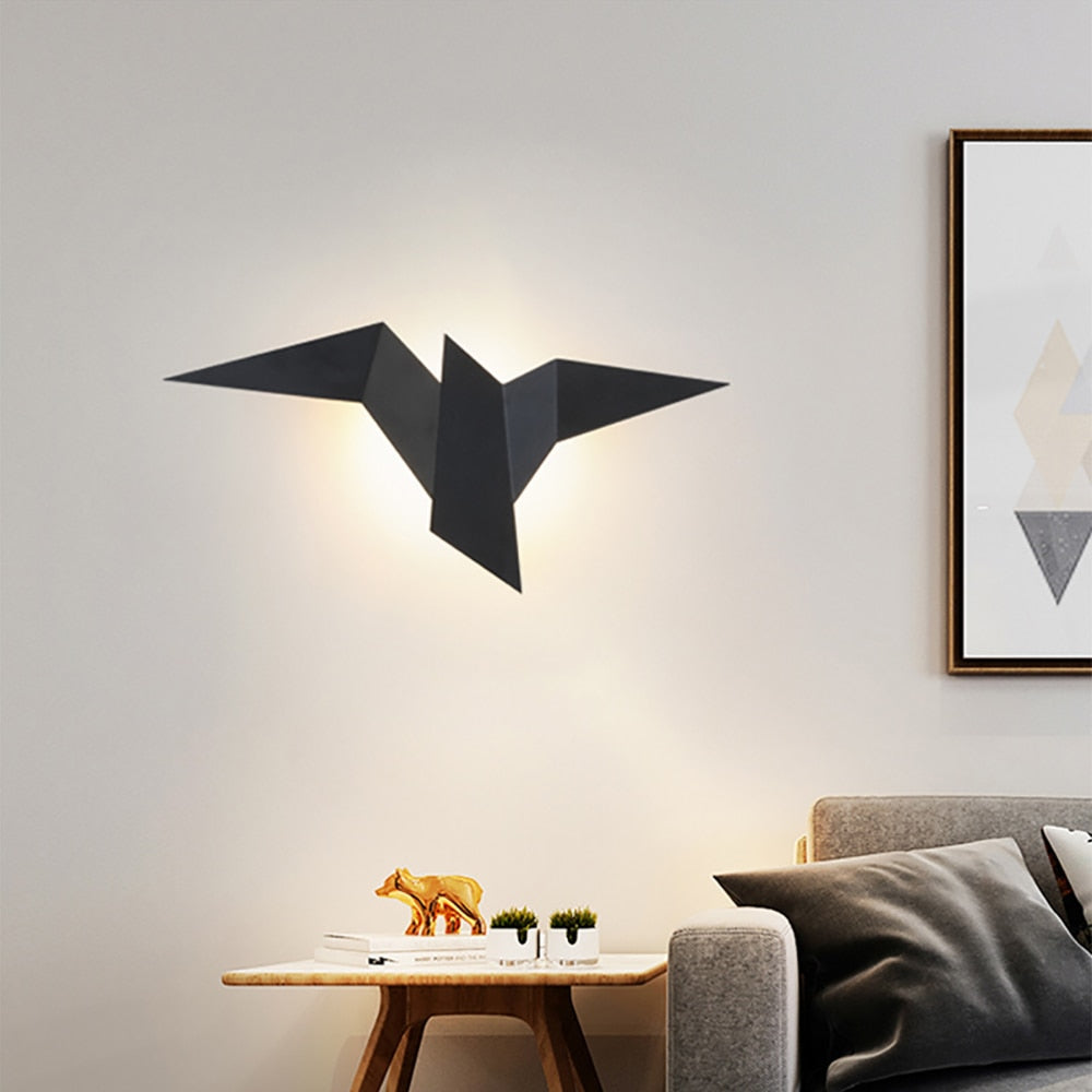 Applique Murale LED Origami - Naila Design Moderne pour Chambre et Salon