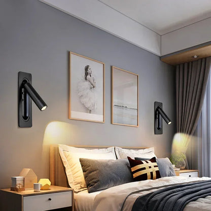 Applique Murale LED Rotative - Lumina Design Moderne
