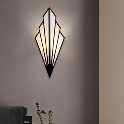 Applique Murale LED Triangulaire - Éclat Vintage Design Rétro