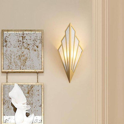 Applique Murale LED Triangulaire - Éclat Vintage Design Rétro