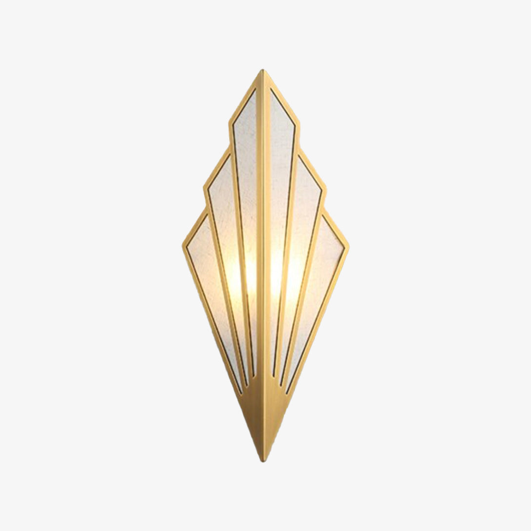 Applique Murale LED Triangulaire - Éclat Vintage Design Rétro