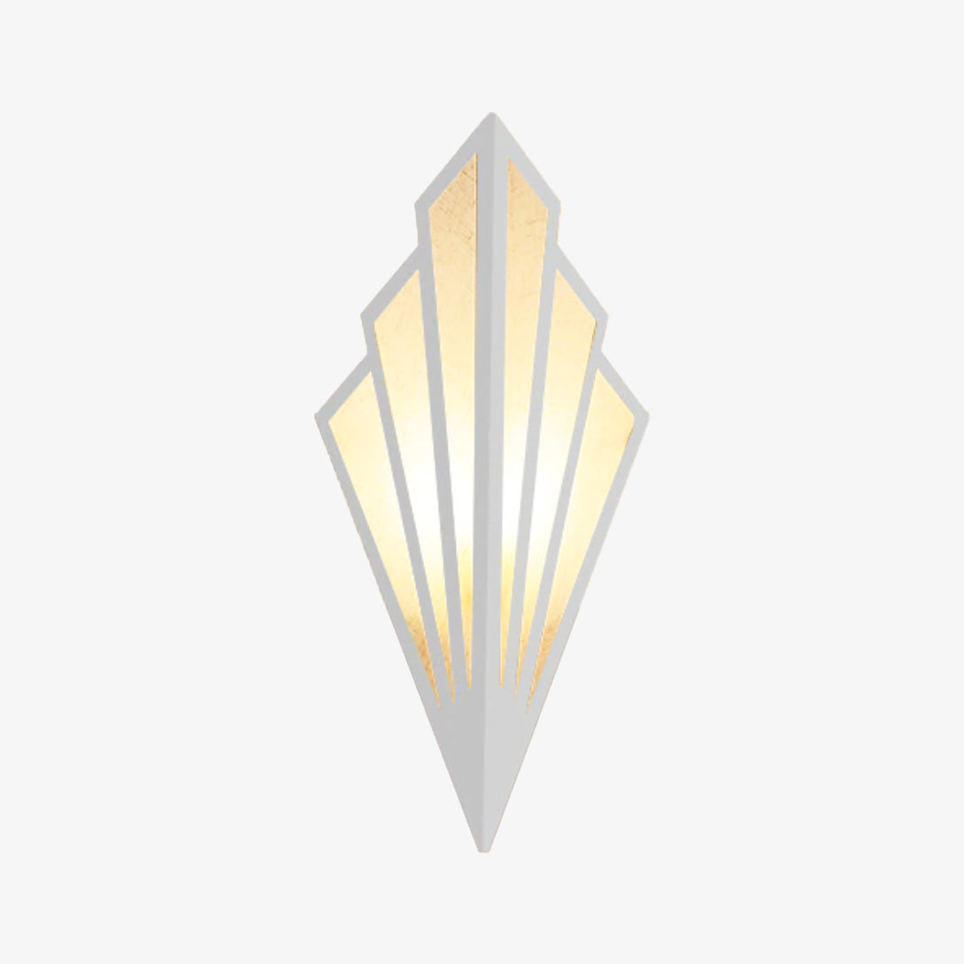 Applique Murale LED Triangulaire - Éclat Vintage Design Rétro