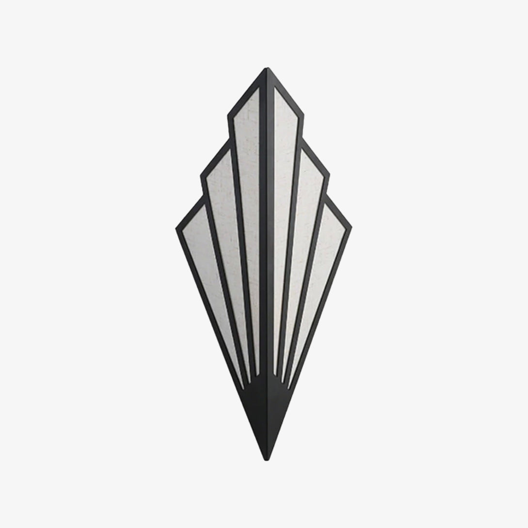 Applique Murale LED Triangulaire - Éclat Vintage Design Rétro
