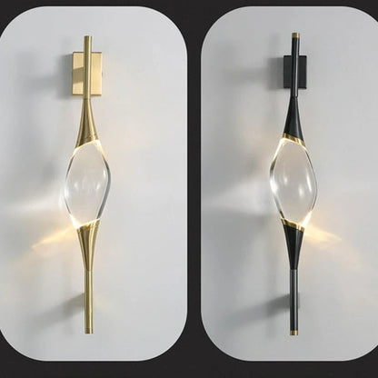 Applique Murale Laiton Verre Design