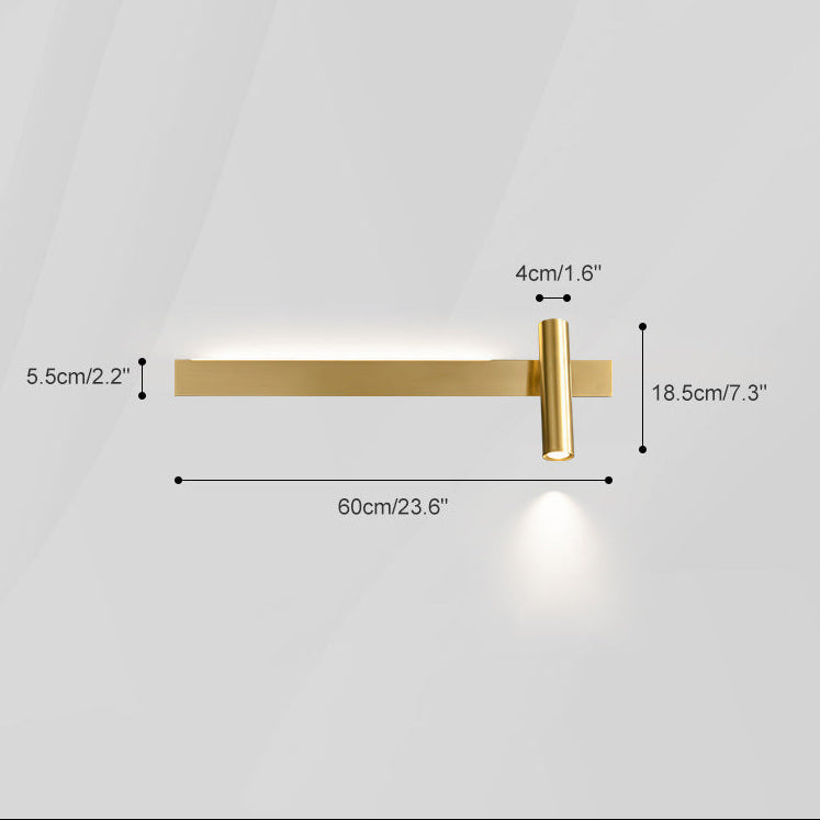 Applique Murale Linéaire Pivotante – Design Moderne