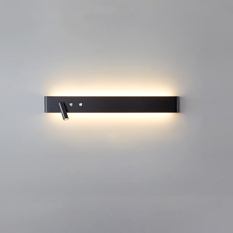 Applique Murale Linéaire avec Spot Orientable et Interrupteur