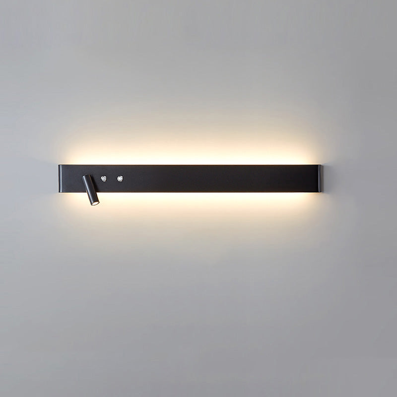 Applique Murale Linéaire avec Spot Orientable et Interrupteur