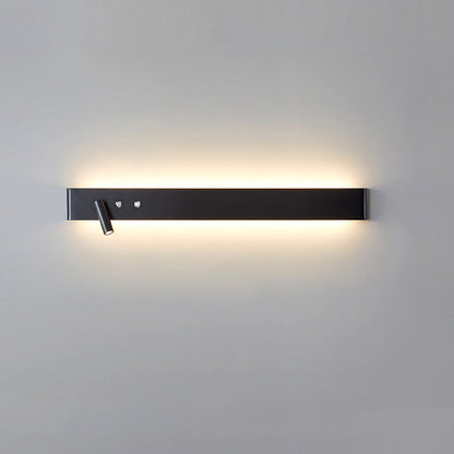 Applique Murale Linéaire avec Spot Orientable et Interrupteur