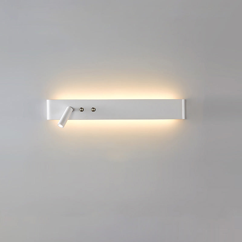Applique Murale Linéaire avec Spot Orientable et Interrupteur
