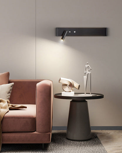 Applique Murale Linéaire avec Spot Orientable et Interrupteur