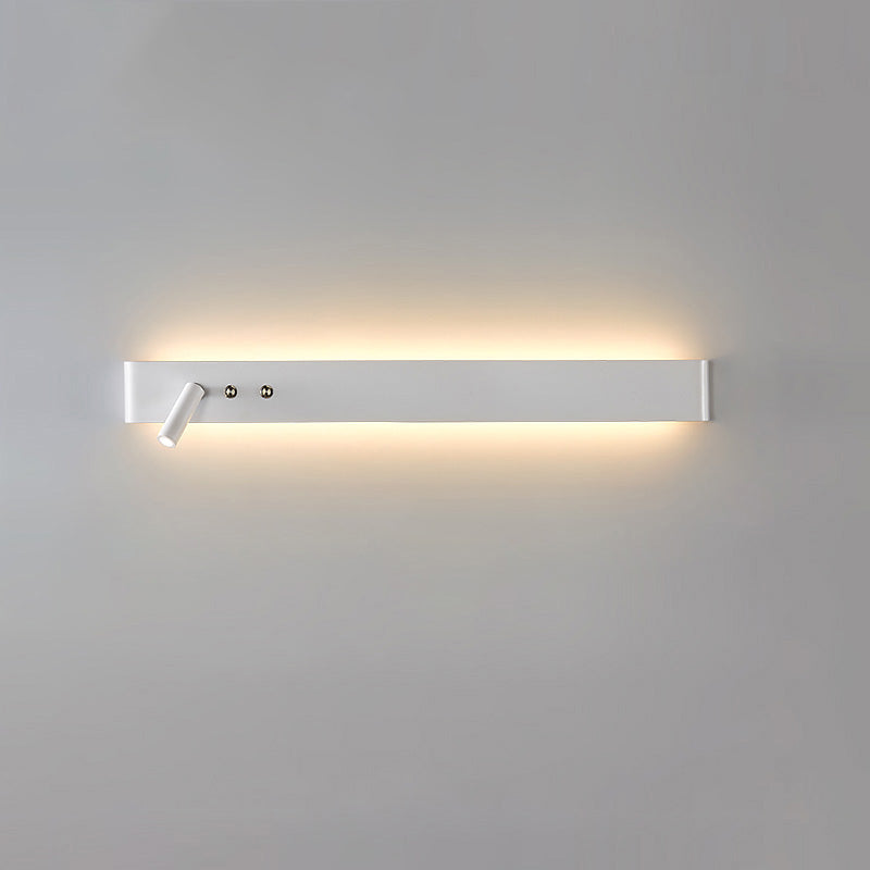 Applique Murale Linéaire avec Spot Orientable et Interrupteur
