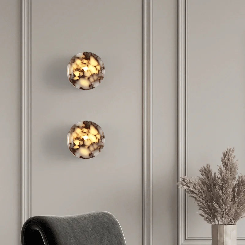 Applique Murale Marbre Noir DESIGN